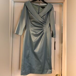 Tahari “Blue Mist” elegant dress